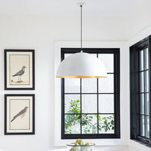 Load image into Gallery viewer, Sigmund Pendant Light in living room.
