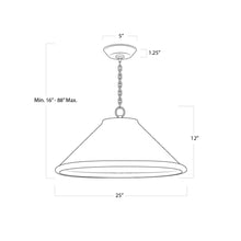 Load image into Gallery viewer, Southern Living Billie Pendant Light - line drawing.
