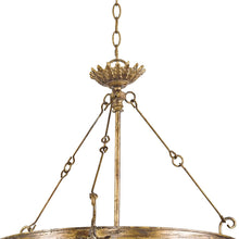 Load image into Gallery viewer, Southern Living Fabian Chandelier in Detail.

