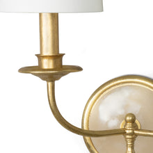Load image into Gallery viewer, Southern Living Fisher Wall Light in Detail.
