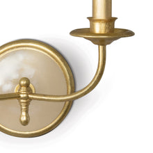 Load image into Gallery viewer, Southern Living Fisher Wall Light in Detail.
