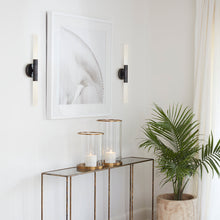 Load image into Gallery viewer, Wick Wall Light in living room.
