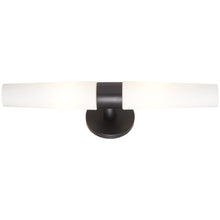 Load image into Gallery viewer, Saber Bath Vanity Light in Coal.
