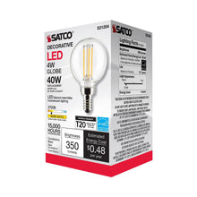 Load image into Gallery viewer, Edison Style Candelabra Base G Type LED Bulb in Detail.
