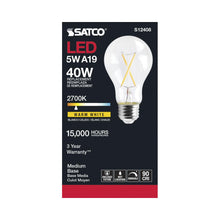 Load image into Gallery viewer, Edison Style Medium Base A Type LED Bulb in Detail.
