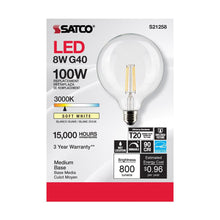 Load image into Gallery viewer, Edison Style Medium Base G Type LED Bulb in Detail.

