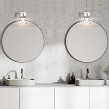 Load image into Gallery viewer, Edison Style Medium Base ST Type LED Bulb in bathroom.
