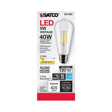 Load image into Gallery viewer, Edison Style Medium Base ST Type LED Bulb in Detail.
