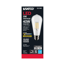 Load image into Gallery viewer, Edison Style Medium Base ST Type LED Bulb in Detail.
