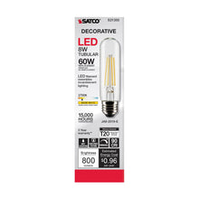 Load image into Gallery viewer, Edison Style Medium Base T Type LED Bulb in Detail.
