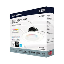 Load image into Gallery viewer, Starfish Wifi Smart LED Color-Changing 5-6 Inch Recessed Downlight in Detail.
