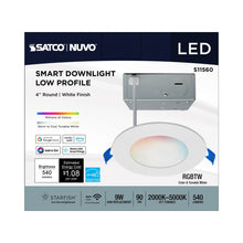Load image into Gallery viewer, Starfish Wifi Smart LED Color-Changing Edge-Lit Recessed Downlight in Detail.
