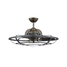 Load image into Gallery viewer, Alsace LED Fan D&#39;Lier in Detail.
