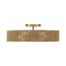 Load image into Gallery viewer, Ashe Semi Flush Mount Ceiling Light.
