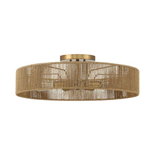 Load image into Gallery viewer, Ashe Semi Flush Mount Ceiling Light in Detail.
