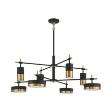 Load image into Gallery viewer, Ashor Mutli Tier LED Chandelier in Detail.
