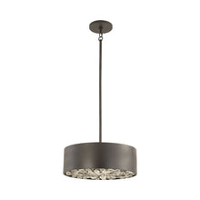 Load image into Gallery viewer, Azores Drum Pendant Light in Detail.
