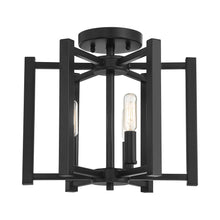 Load image into Gallery viewer, Benson Semi Flush Mount Ceiling Light in Detail.

