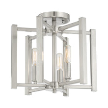 Load image into Gallery viewer, Benson Semi Flush Mount Ceiling Light in Detail.
