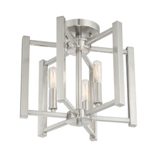 Load image into Gallery viewer, Benson Semi Flush Mount Ceiling Light in Detail.
