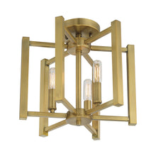 Load image into Gallery viewer, Benson Semi Flush Mount Ceiling Light in Detail.
