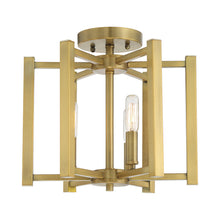 Load image into Gallery viewer, Benson Semi Flush Mount Ceiling Light in Detail.
