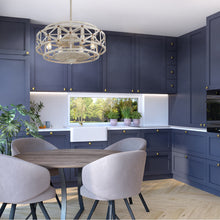 Load image into Gallery viewer, Colonade Fan D&#39;Lier in dining room.

