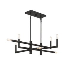 Load image into Gallery viewer, Cristofer Chandelier in Matte Black (8-Light).
