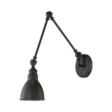 Load image into Gallery viewer, Dakota Adjustable Wall Light in Matte Black.
