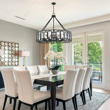 Load image into Gallery viewer, Deandre Pendant Light in dining room.
