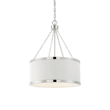 Load image into Gallery viewer, Delphi Drum Pendant Light in Detail.
