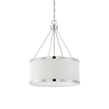 Load image into Gallery viewer, Delphi Drum Pendant Light in Detail.
