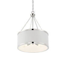 Load image into Gallery viewer, Delphi Drum Pendant Light in Detail.
