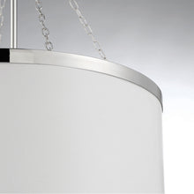 Load image into Gallery viewer, Delphi Drum Pendant Light in Detail.
