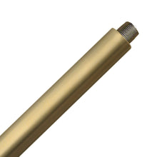 Load image into Gallery viewer, Savoy House Extension Downrod in Warm Brass.
