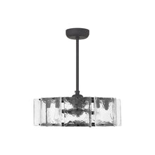 Load image into Gallery viewer, Genry LED Fan D&#39;Lierin Matte Black.
