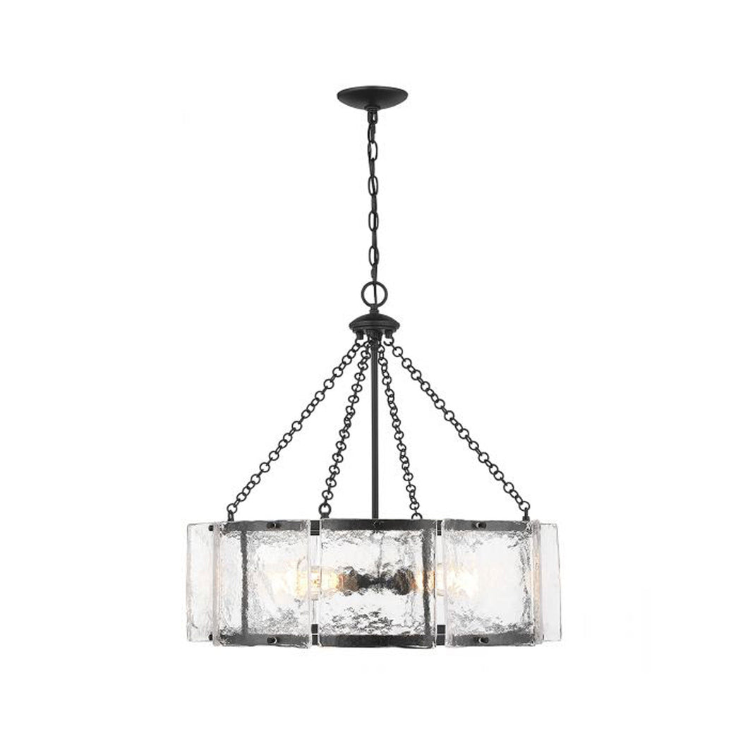 Genry Pendant Light in Matte Black.