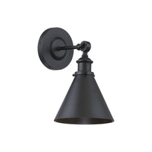 Load image into Gallery viewer, Glenn Adjustable Wall Light in Matte Black.
