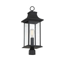 Load image into Gallery viewer, Hancock Outdoor Post Light in Detail.
