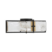 Load image into Gallery viewer, Hayward Semi Flush Mount Ceiling Light in Detail.
