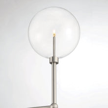 Load image into Gallery viewer, Meridian Glass Chandelier in Detail.
