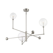 Load image into Gallery viewer, Meridian Glass Chandelier in Detail.
