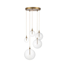 Load image into Gallery viewer, Meridian M10099 Multi Light Pendant Light in Detail.
