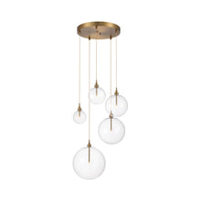 Load image into Gallery viewer, Meridian M10099 Multi Light Pendant Light in Detail.
