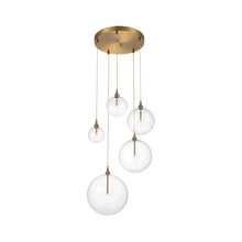 Load image into Gallery viewer, Meridian M10099 Multi Light Pendant Light in Detail.
