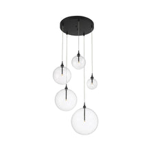 Load image into Gallery viewer, Meridian M10099 Multi Light Pendant Light in Detail.
