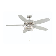 Load image into Gallery viewer, Meridian M2006 Ceiling Fan in Brushed Nickel.
