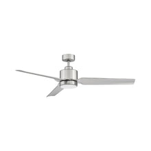 Load image into Gallery viewer, Meridian M2012 LED Ceiling Fan in Brushed Nickel.
