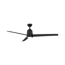 Load image into Gallery viewer, Meridian M2013 LED Ceiling Fan in Matte Black.
