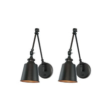 Load image into Gallery viewer, Meridian M90089 Adjustable Wall Light - Set of 2 in Oil Rubbed Bronze.
